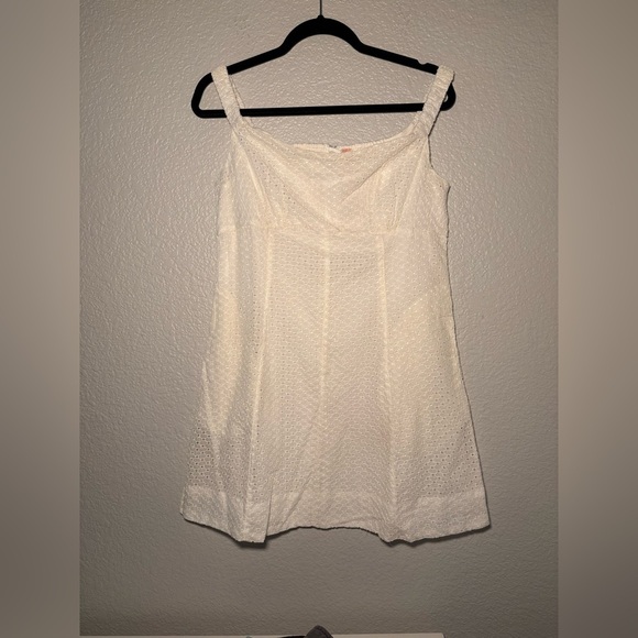 FREE PEOPLE BERRY KISS MINI DRESS IN IVORY Elegant Off-Shoulder Dress - Picture 11 of 12